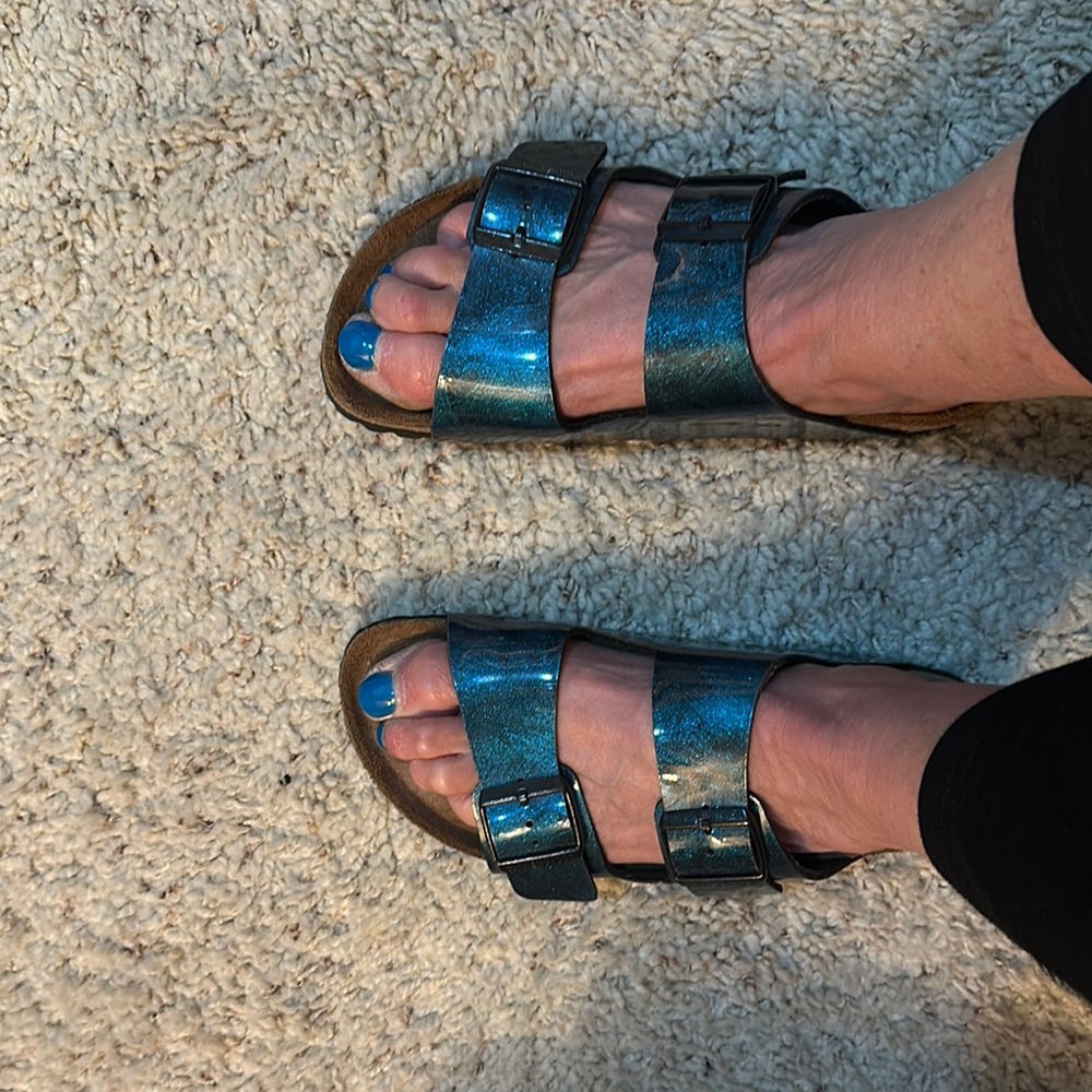 Birkenstock Teal Sandals